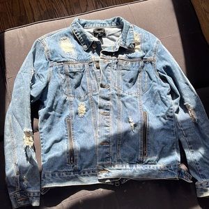 Distressed Jean Jacket